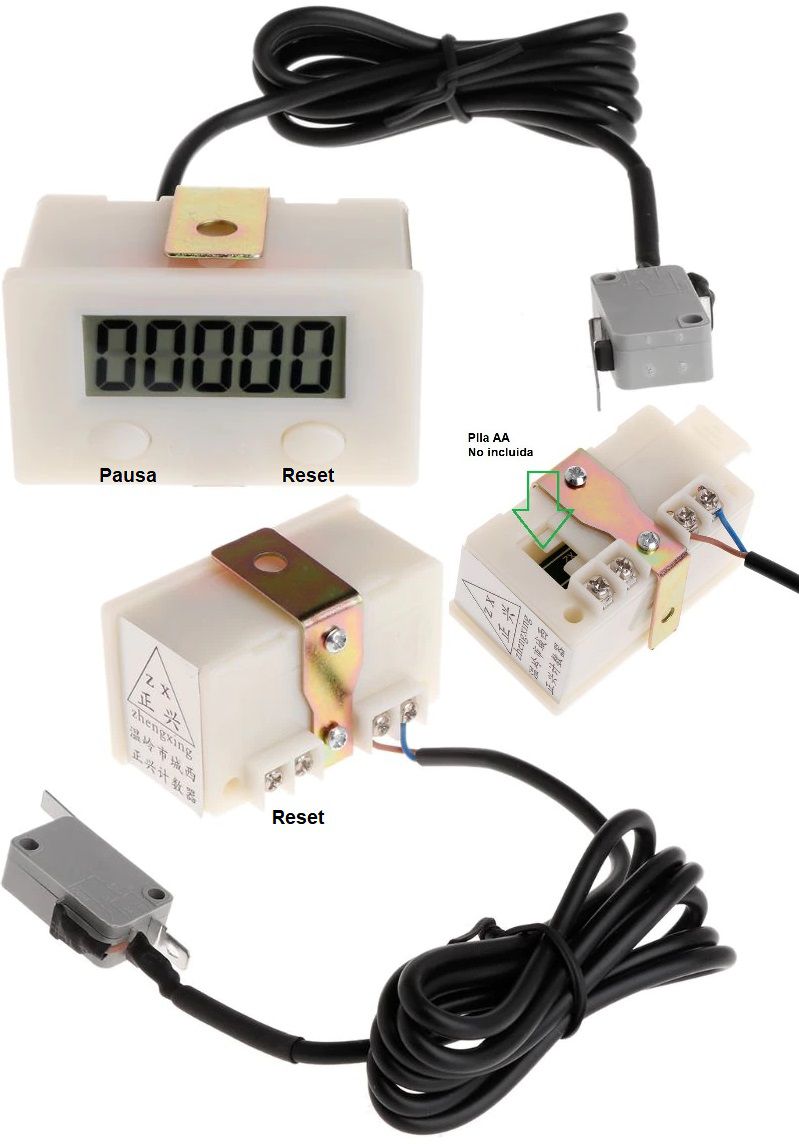 Cuenta vueltas Digital 5 dígitos